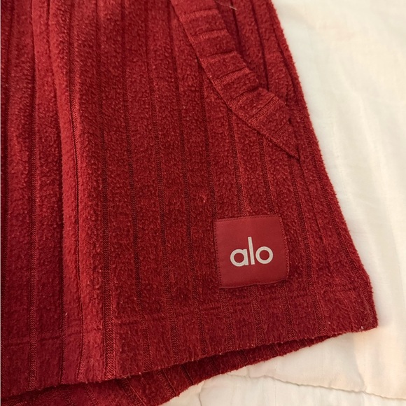 Red Alo Sweatshorts - Picture 2 of 4
